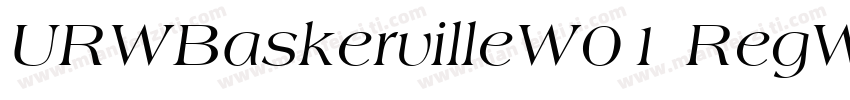 URWBaskervilleW01 RegWide字体转换